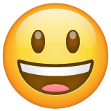 Whatsapp Whatsapp design of the grinning face with big eyes emoji verson:2.23.2.72
