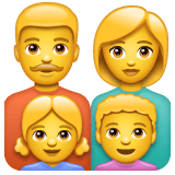Whatsapp design of the family: man woman girl boy emoji verson:2.23.2.72
