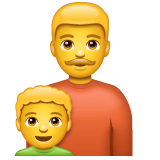 Whatsapp design of the family: man boy emoji verson:2.23.2.72
