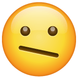 Whatsapp design of the face with diagonal mouth emoji verson:2.23.2.72