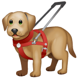 Whatsapp design of the guide dog emoji verson:2.23.2.72
