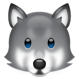 Whatsapp design of the wolf emoji verson:2.23.2.72