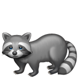 Whatsapp design of the raccoon emoji verson:2.23.2.72