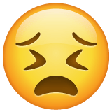 Whatsapp design of the persevering face emoji verson:2.23.2.72