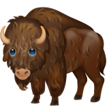 Whatsapp design of the bison emoji verson:2.23.2.72