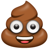 Whatsapp design of the pile of poo emoji verson:2.23.2.72