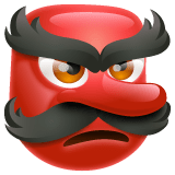 Whatsapp design of the goblin emoji verson:2.23.2.72