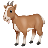 Whatsapp design of the goat emoji verson:2.23.2.72