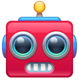 Whatsapp design of the robot emoji verson:2.23.2.72