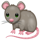 Whatsapp design of the rat emoji verson:2.23.2.72