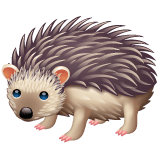 Whatsapp design of the hedgehog emoji verson:2.23.2.72