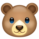 Whatsapp design of the bear emoji verson:2.23.2.72