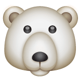 Whatsapp design of the polar bear emoji verson:2.23.2.72
