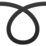 Whatsapp design of the curly loop emoji verson:2.23.2.72