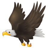 Whatsapp design of the eagle emoji verson:2.23.2.72