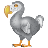 Whatsapp design of the dodo emoji verson:2.23.2.72