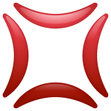 Whatsapp design of the anger symbol emoji verson:2.23.2.72