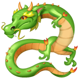 Whatsapp design of the dragon emoji verson:2.23.2.72