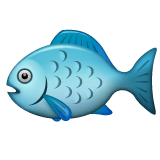 Whatsapp design of the fish emoji verson:2.23.2.72