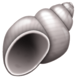 Whatsapp design of the spiral shell emoji verson:2.23.2.72