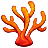 Whatsapp design of the coral emoji verson:2.23.2.72