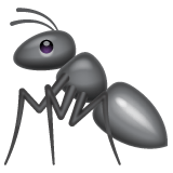 Whatsapp design of the ant emoji verson:2.23.2.72