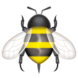Whatsapp design of the honeybee emoji verson:2.23.2.72