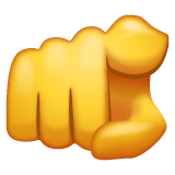 Whatsapp design of the index pointing at the viewer emoji verson:2.23.2.72