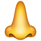 Whatsapp design of the nose emoji verson:2.23.2.72