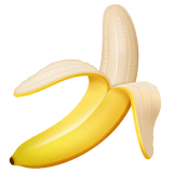 Whatsapp design of the banana emoji verson:2.23.2.72