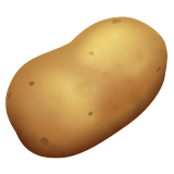 Whatsapp design of the potato emoji verson:2.23.2.72