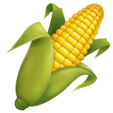 Whatsapp design of the ear of corn emoji verson:2.23.2.72