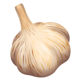 Whatsapp design of the garlic emoji verson:2.23.2.72