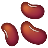 Whatsapp design of the beans emoji verson:2.23.2.72