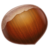Whatsapp design of the chestnut emoji verson:2.23.2.72