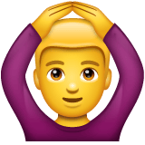 Whatsapp design of the man gesturing OK emoji verson:2.23.2.72
