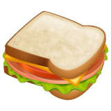 Whatsapp design of the sandwich emoji verson:2.23.2.72