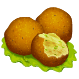 Whatsapp design of the falafel emoji verson:2.23.2.72