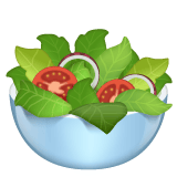 Whatsapp design of the green salad emoji verson:2.23.2.72