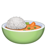 Whatsapp design of the curry rice emoji verson:2.23.2.72