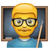 Whatsapp design of the man teacher emoji verson:2.23.2.72