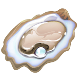Whatsapp design of the oyster emoji verson:2.23.2.72