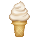 Whatsapp design of the soft ice cream emoji verson:2.23.2.72