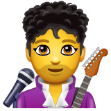 Whatsapp design of the man singer emoji verson:2.23.2.72