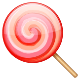 Whatsapp design of the lollipop emoji verson:2.23.2.72