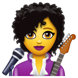 Whatsapp design of the woman singer emoji verson:2.23.2.72