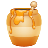 Whatsapp design of the honey pot emoji verson:2.23.2.72