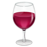 Whatsapp design of the wine glass emoji verson:2.23.2.72