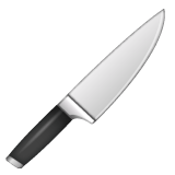 Whatsapp design of the kitchen knife emoji verson:2.23.2.72