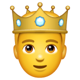 Whatsapp design of the prince emoji verson:2.23.2.72